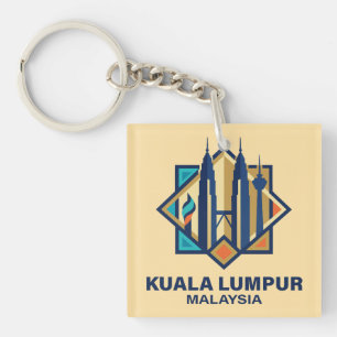 Kuala Lumpur Malaysia Southeast Asia Key Ring