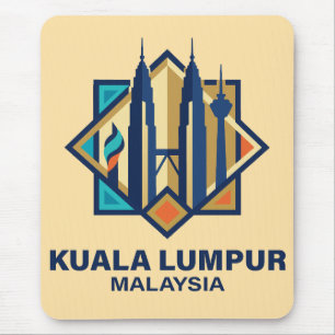 Kuala Lumpur Malaysia Southeast Asia Mouse Mat