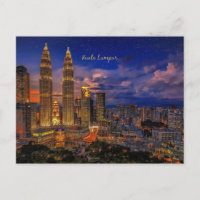 Kuala Lumpur skyline at night