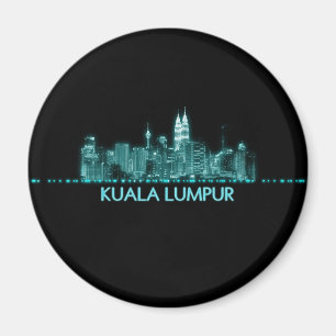 Kuala Lumpur Skyline Magnet