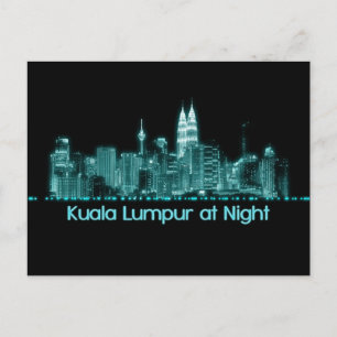 Kuala Lumpur Skyline Postcard