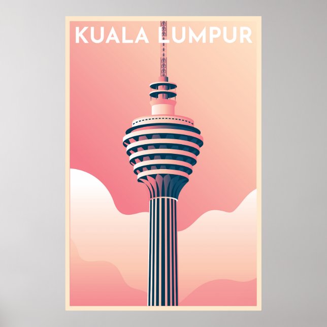 Kuala Lumpur Tower Poster (Front)
