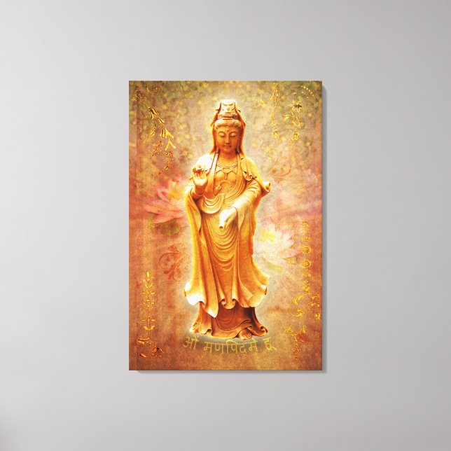Kuan Yin Canvas Print (Front)