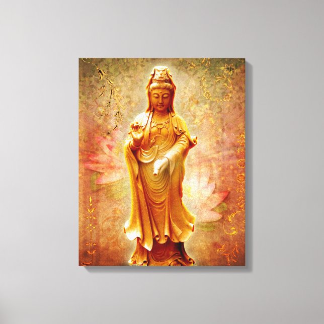 Kuan Yin Canvas Print (Front)