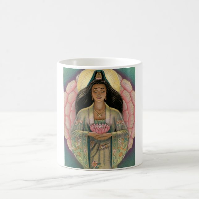 Kuan Yin Goddess of Compassion Coffee Mug (Center)