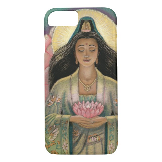 Kuan Yin Goddess of Compassion iPhone 7 case (Back)