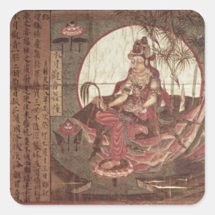 Kuan-yin, Goddess of Compassion Square Sticker