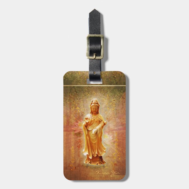 Kuan Yin Luggage Tag (Front Vertical)