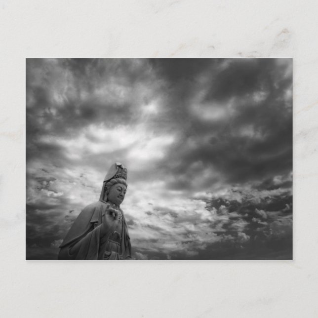 Kuan Yin Statue Fine Art Photograph Postcard (Front)