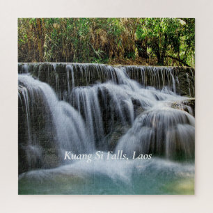 Kuang Si Falls, Laos Jigsaw Puzzle
