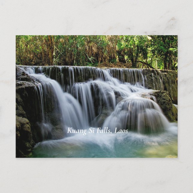Kuang Si Falls, Laos Postcard (Front)