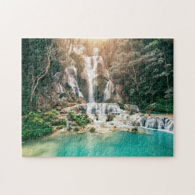 Kuang Si Falls| Luang Prabang Jigsaw Puzzle (Horizontal)