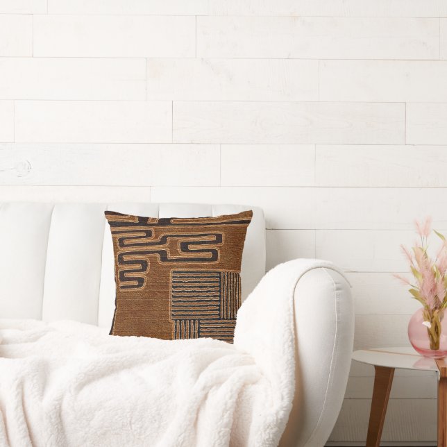 Kuba Cloth Print Cushion (Couch)