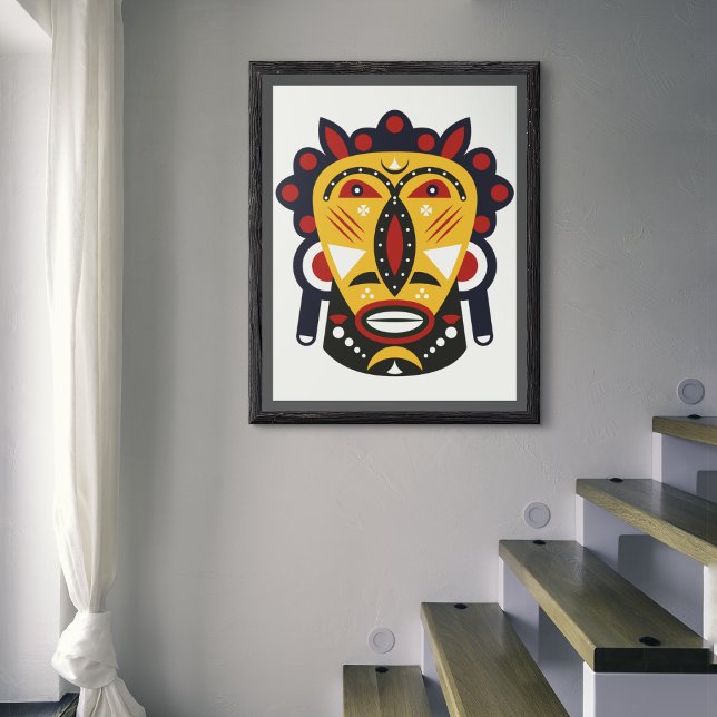 Kuba Mask Canvas Print (Creator Uploaded)