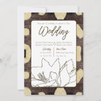 Kuba Mud Cloth Pattern Tribal African Wedding