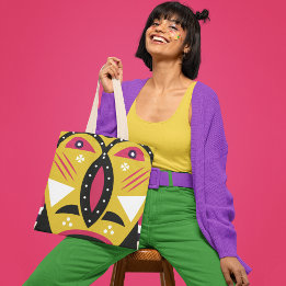 Kuba tribal tote bag