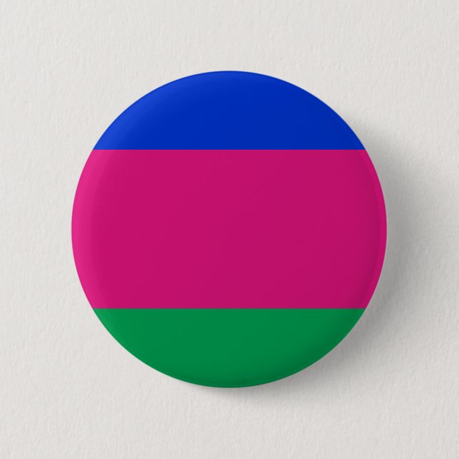 Kuban People's Republic Flag 6 Cm Round Badge (Front)