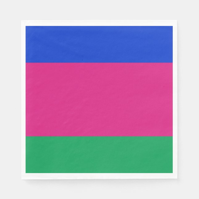 Kuban People's Republic Flag Napkin (Front)