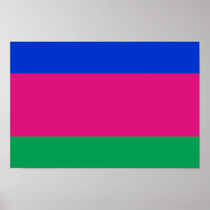 Kuban People's Republic Flag Poster