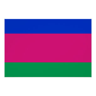 Kuban People's Republic Flag Poster