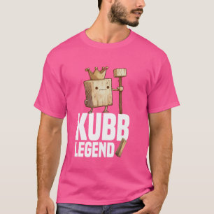 Kubb Legend Viking Chess Player Lawn Game Set Kubb T-Shirt