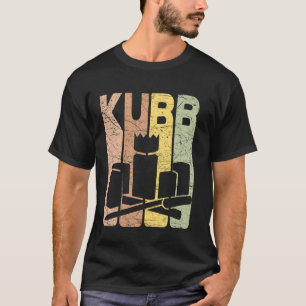 Kubb Vintage Kubb Player Retro Kubb Game T-Shirt