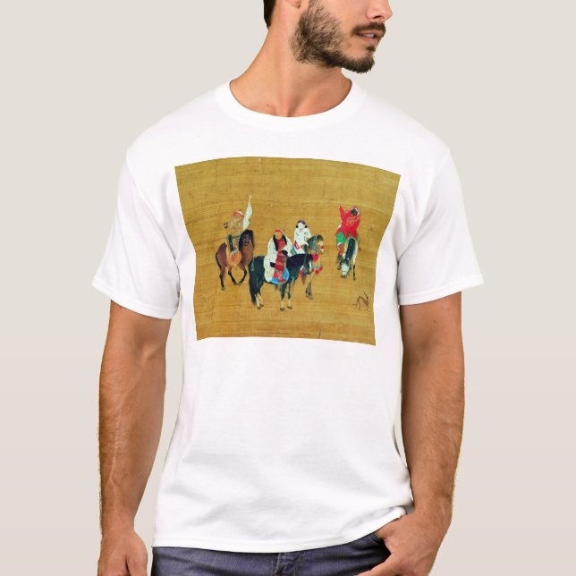 Kublai Khan  Hunting, Yuan dynasty T-Shirt (Front)