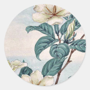 Kuchi nashi - cape jasmine / by Megata Morikaga Uk Classic Round Sticker