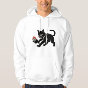 Kuching Pickleball Club Manga Cat Design Hoodie