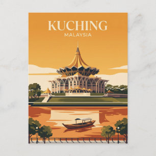 Kuching Waterfront Malaysia Postcard