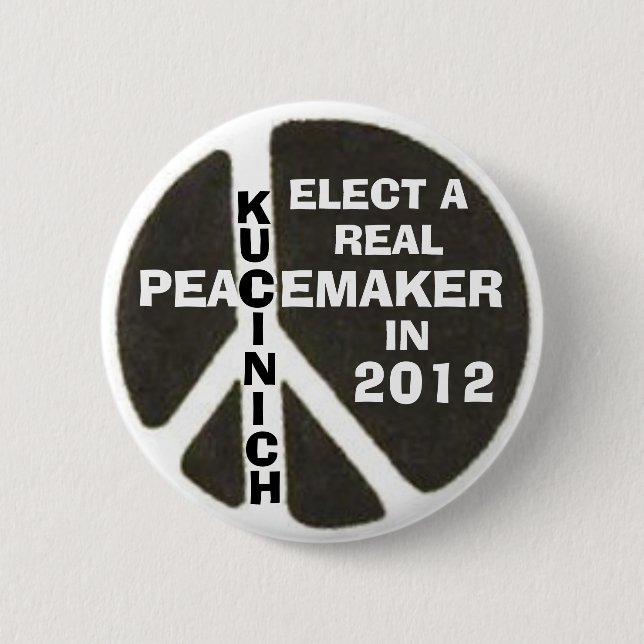 Kucinich for President 2012 Button (Front)