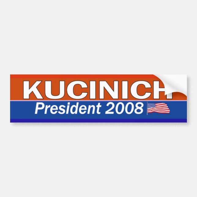 KUCINICH President Bumper Sticker (Front)