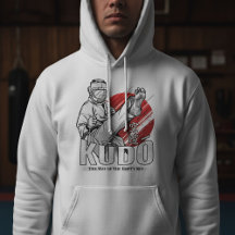 Kudo Martial Art - Fighter and Kanji Design