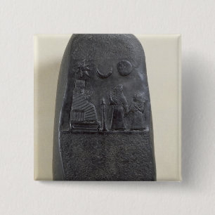 Kudurru of King Melishikhu II 15 Cm Square Badge