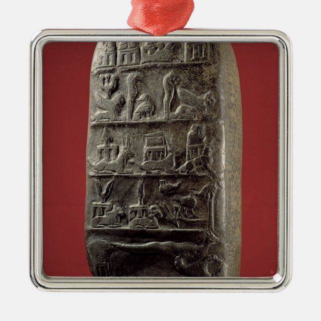 Kudurru of King Melishikhu II Metal Tree Decoration (Front)