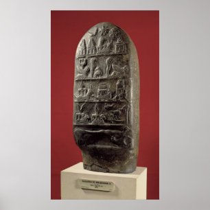 Kudurru of King Melishikhu II Poster