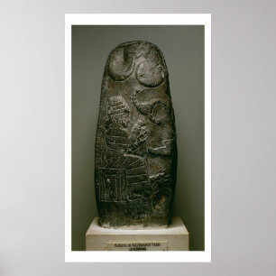 Kudurru of Nazimaruttash, King of Babylon, c.1328- Poster