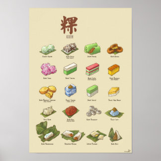 Kueh | 粿 I (A3) Poster