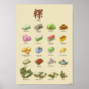 Kueh 粿 I (A4) Poster