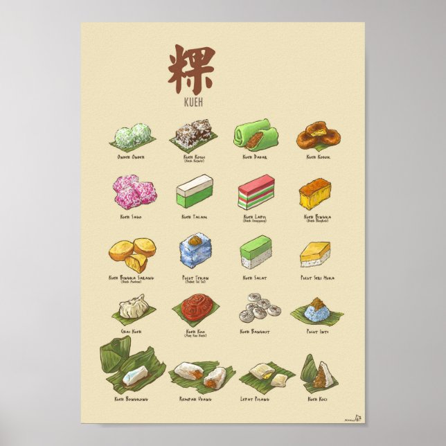 Kueh | 粿 I (A4) Poster (Front)