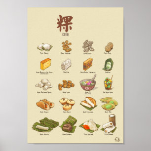 Kueh 粿 IV (A4) Poster