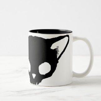 Kuginh™ Black Cat Skull mug