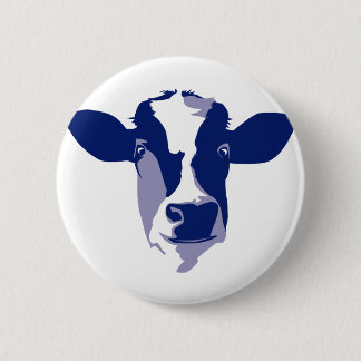 Kuhkopf 6 Cm Round Badge