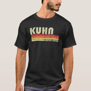 KUHN Surname Funny Retro Vintage 80s 90s Birthday  T-Shirt