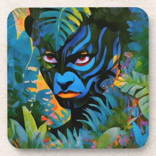 “Kuiráya” –  Painted Leaf - Women In Amazonia Coaster