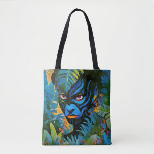 “Kuiráya” –  Painted Leaf - Women In Amazonia Tote Bag