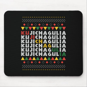 Kujichagulia Kwanzaa African American Self Determi Mouse Mat