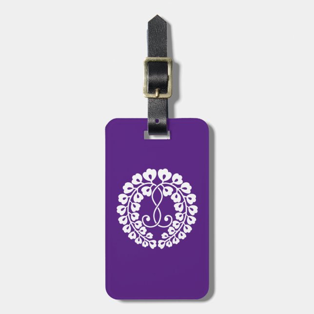 Kujo wisteria luggage tag (Front Vertical)