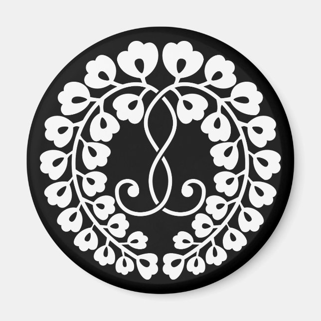 Kujo wisteria magnet (Front)