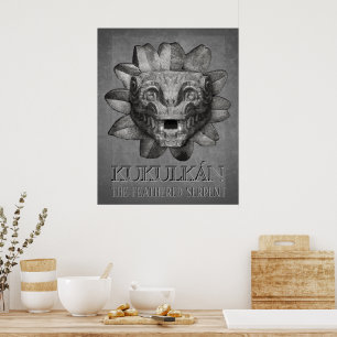 Kukulcán, the Feathered Serpent Poster